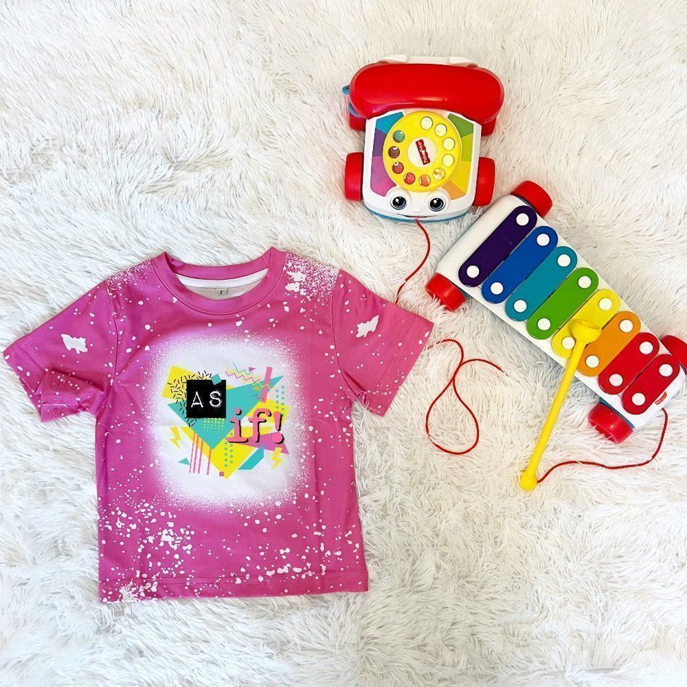 As if! Hand crafted Kids Graphic Tee